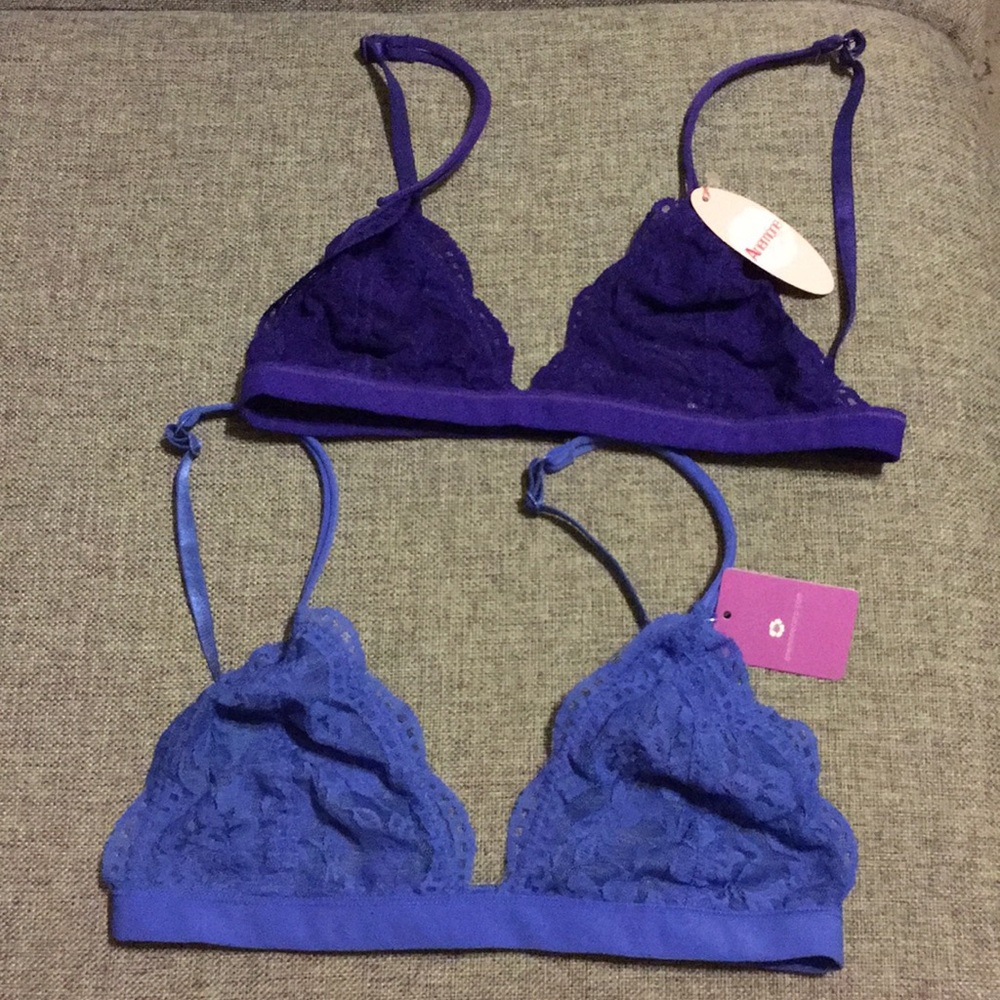NWT Anemone Bralettes Set of 2